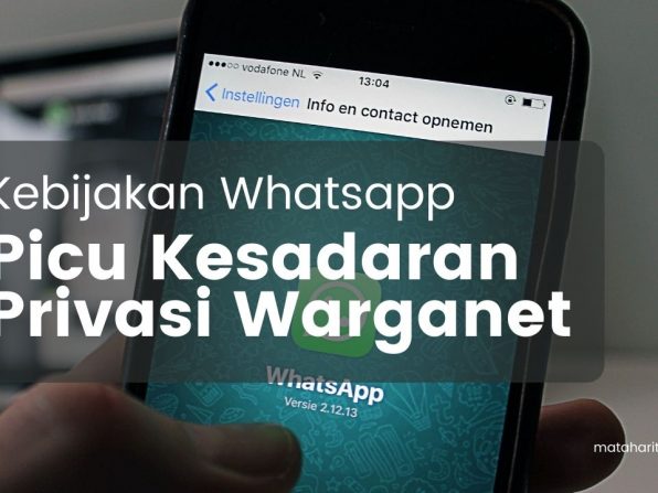 Kebijakan Whatsapp Picu Kesadaran Privasi Warganet